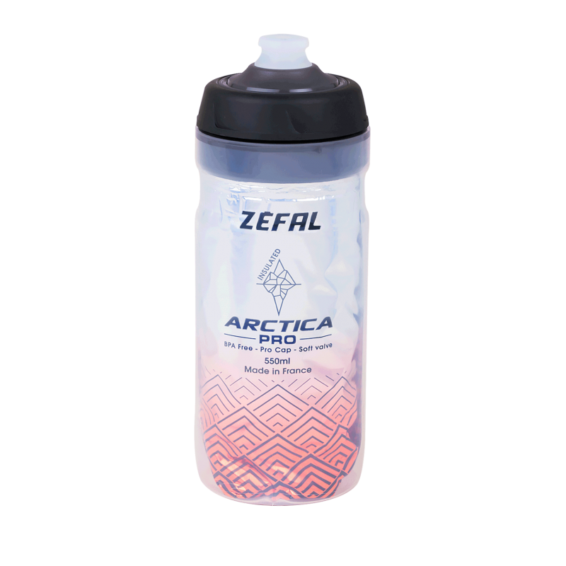 Sporting Goods Bidon ZEFAL Arctica Pro 55 Pro-Cap 550ml - Silver/Red