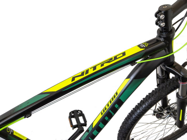 Bicicleta ULTRA Nitro RF 29'' negru/verde 480mm