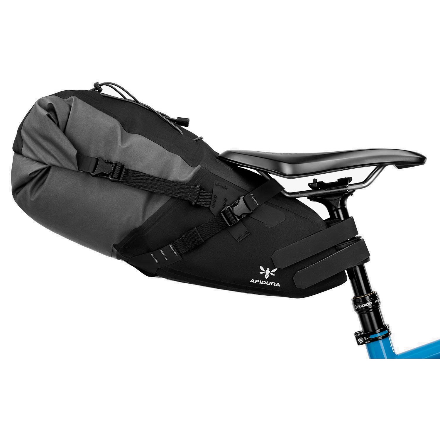 Bicycle Bags & Panniers Apidura - geanta bicicleta cu prindere sub sa, Backcountry Saddle Pack  10 litri - gri negru galben