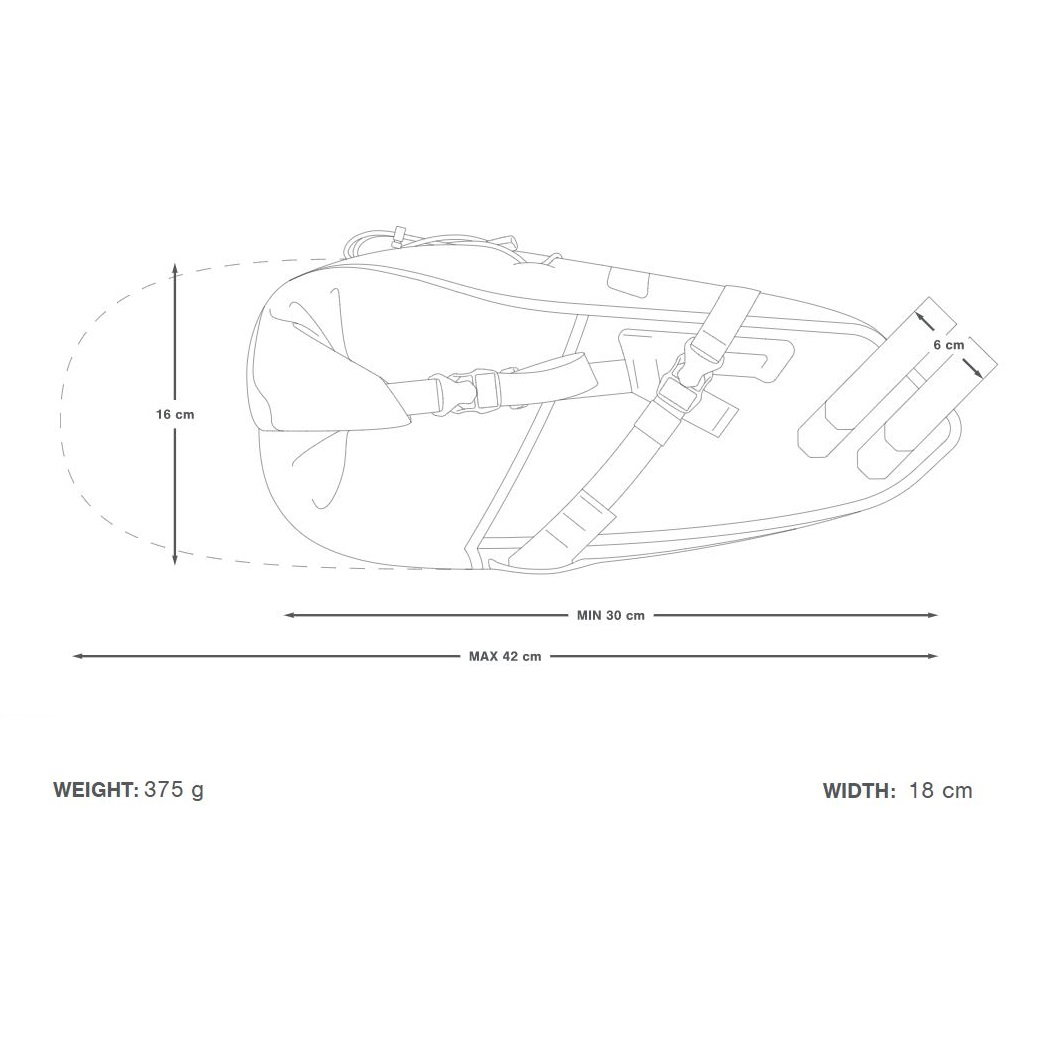 Apidura - geanta bicicleta cu prindere sub sa, Backcountry Saddle