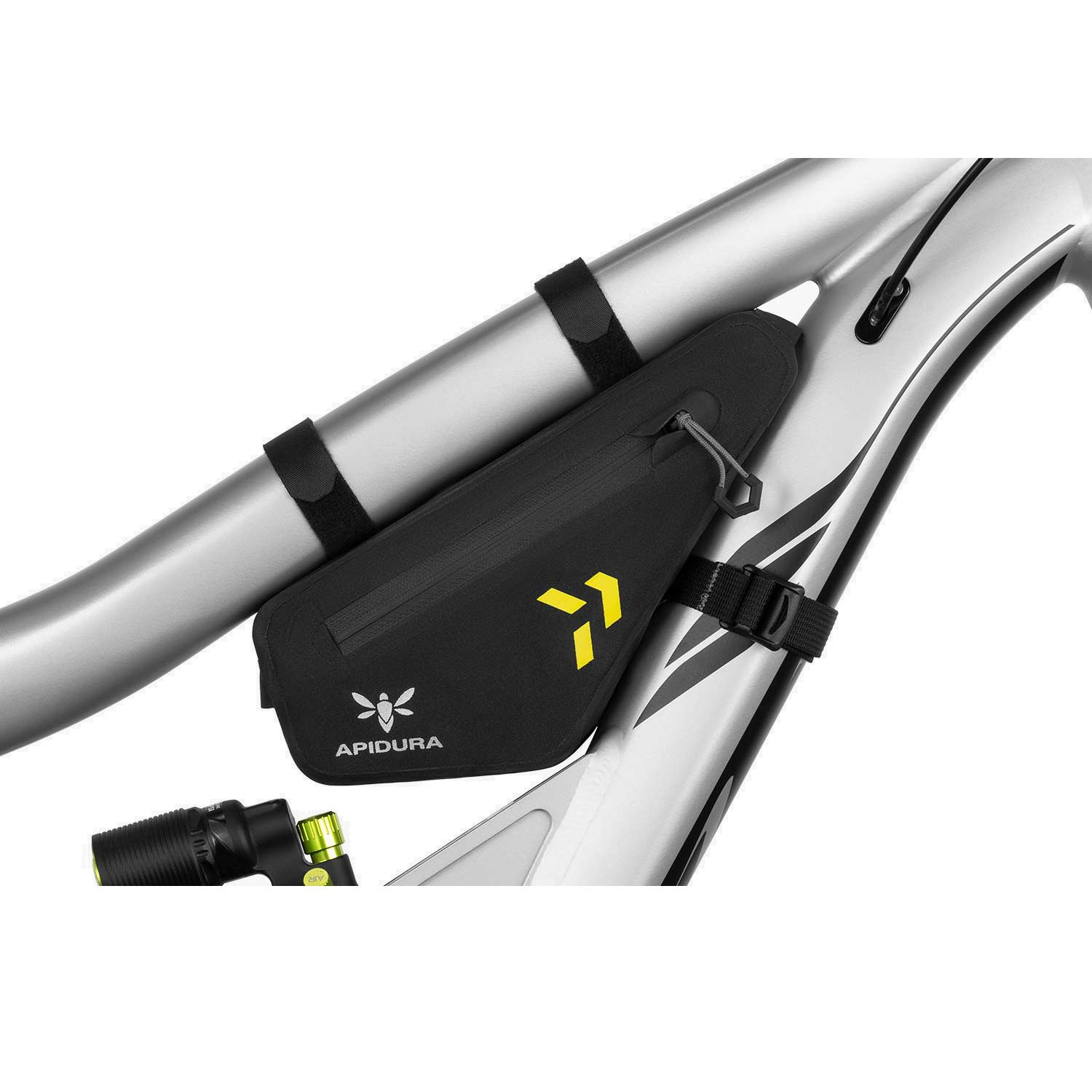 Bicycle Bags & Panniers Apidura - geanta cadru bicicleta Backcountry 2.0 Frame Pack 1 litru - negru gri