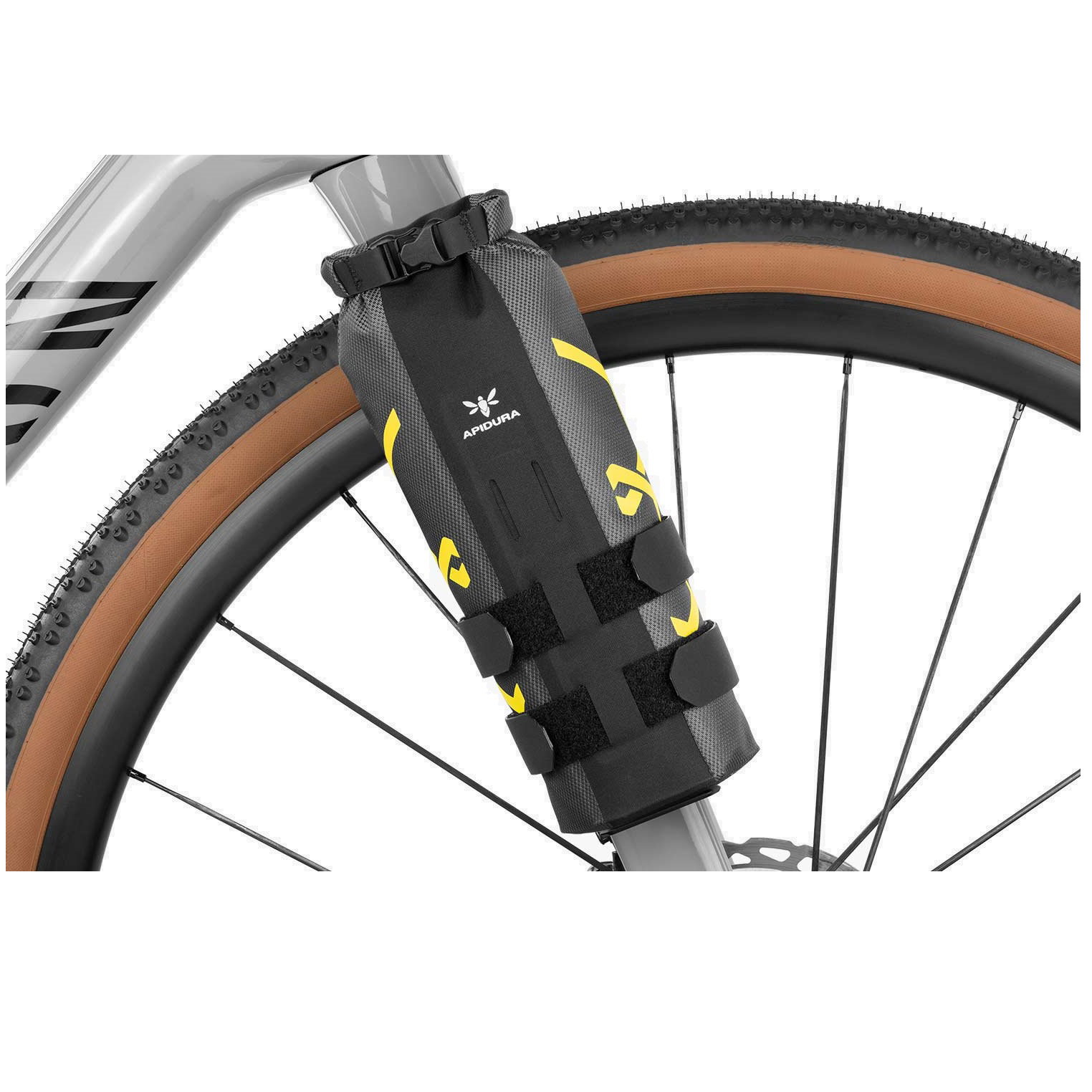 Bicycle Bags & Panniers Apidura - geanta mica bicicleta Expedition cargo cage pack (1.3L) - gri negru