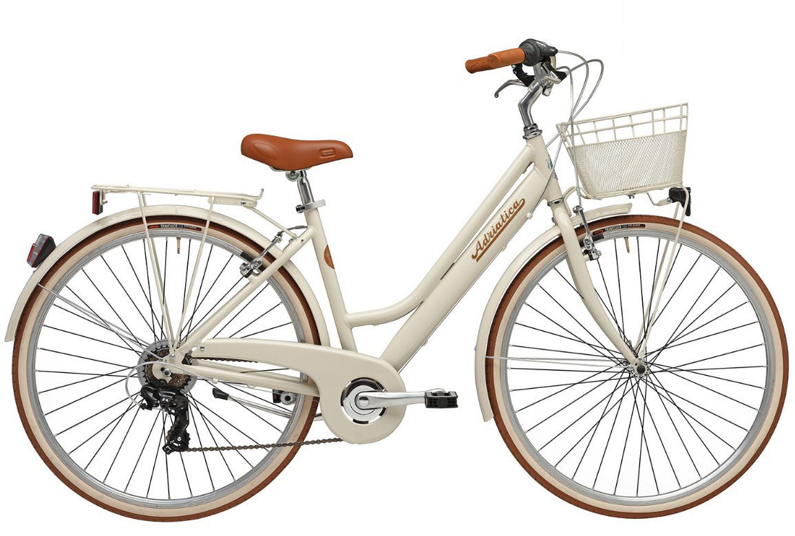 frigidere retro Bicicleta Adriatica City Retro Donna 28 crem 45 cm