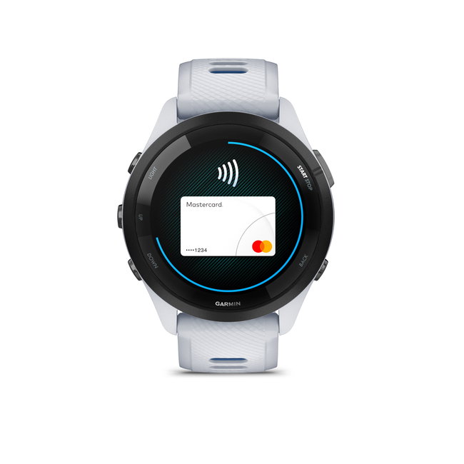 Garmin Forerunner 265 ceas multisport GPS AMOLED 46 mm - alb