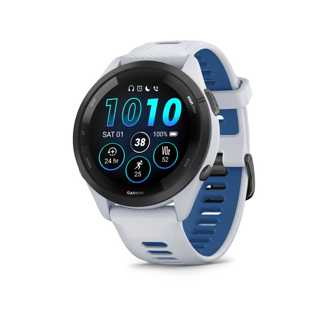 Garmin Forerunner 265 ceas multisport GPS AMOLED 46 mm - alb