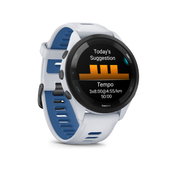 Garmin Forerunner 265 ceas multisport GPS AMOLED 46 mm - alb