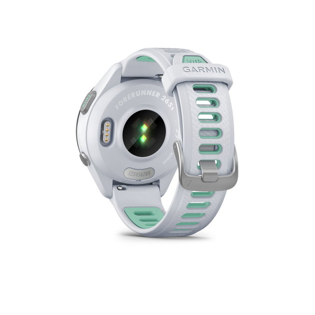 Garmin Forerunner 265s ceas multisport GPS AMOLED 42 mm - alb