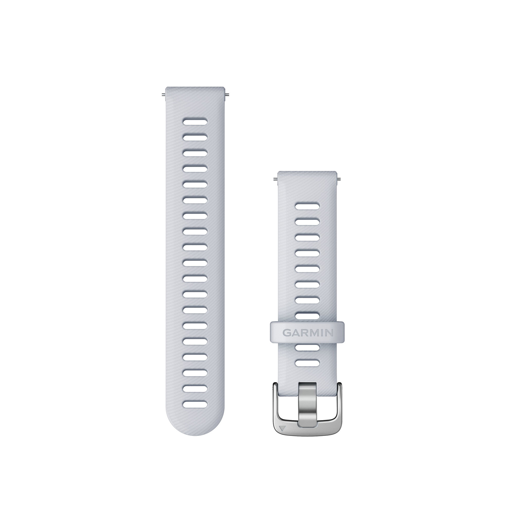 Watch Bands Garmin Quick Release 18 curea silicon alba whitestone compatibila cu Venu 2s / Freorunner 255s / Vivoactive 4s / Vivomove 3s