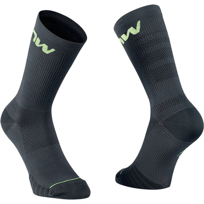 Northwave - sosete ciclism extreme pro summer socks - negru galben fluo