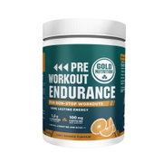 Gold nutrition - pudra energie pre-workout endurance, aroma potocale - cutie 300 g