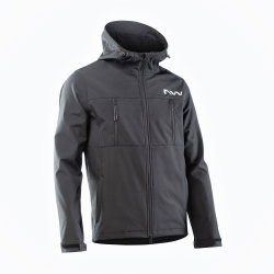 Northwave - jacheta ciclism iarna pentru barbati All mountain Easy Out Softshell - negru