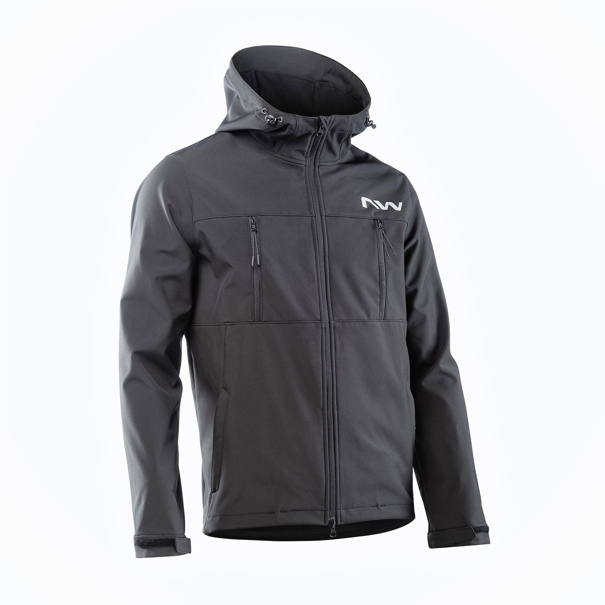 softshell Northwave - jacheta ciclism iarna pentru barbati All mountain Easy Out Softshell - negru