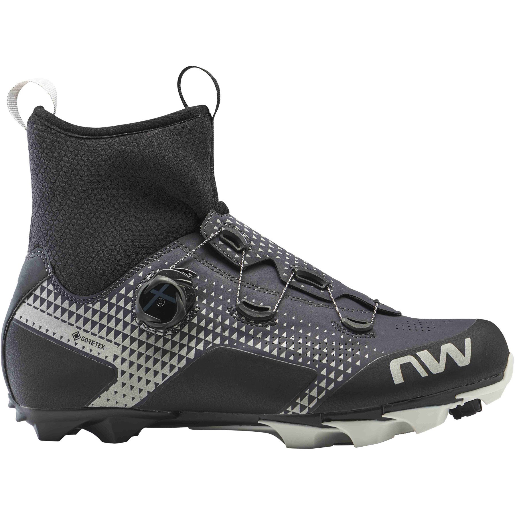 Cycling Apparel & Accessories Northwave - pantofi pentru ciclism MTB de iarna Celsius XC GTX shoes - negru gri reflectorizant