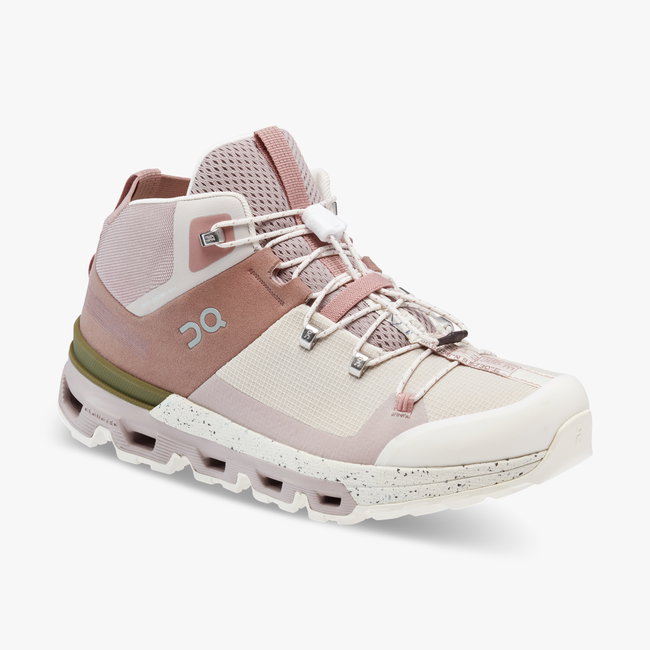 On Cloudtrax - ghete sport pentru femei - Roz alb Ivory