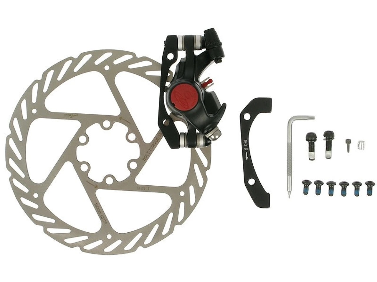 Bicycle Derailleurs Frana mecanica MTB SRAM Avid 11A BB5 160IS, Culoare: Black