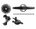 Groupset SRAM NX Eagle (32T) (DUB) (175mm), Culoare: Black