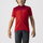 Tricou cu maneca scurta Castelli Neo Prologo, pentru copii, Rosu/Visiniu, 10A