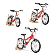 Woom - suport bicicleta pe podea tip Rastel lemn pentru biciclete Woom 1,2,3 - maro deschis lemn