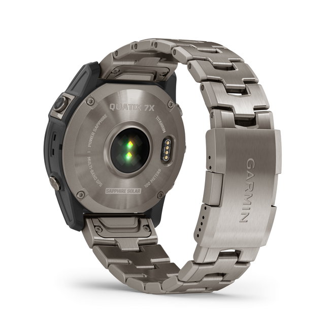 Garmin - quatix 7x Solar Titanium - ceas inteligent premium cu GPS