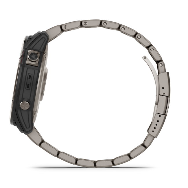 Garmin - quatix 7x Solar Titanium - ceas inteligent premium cu GPS