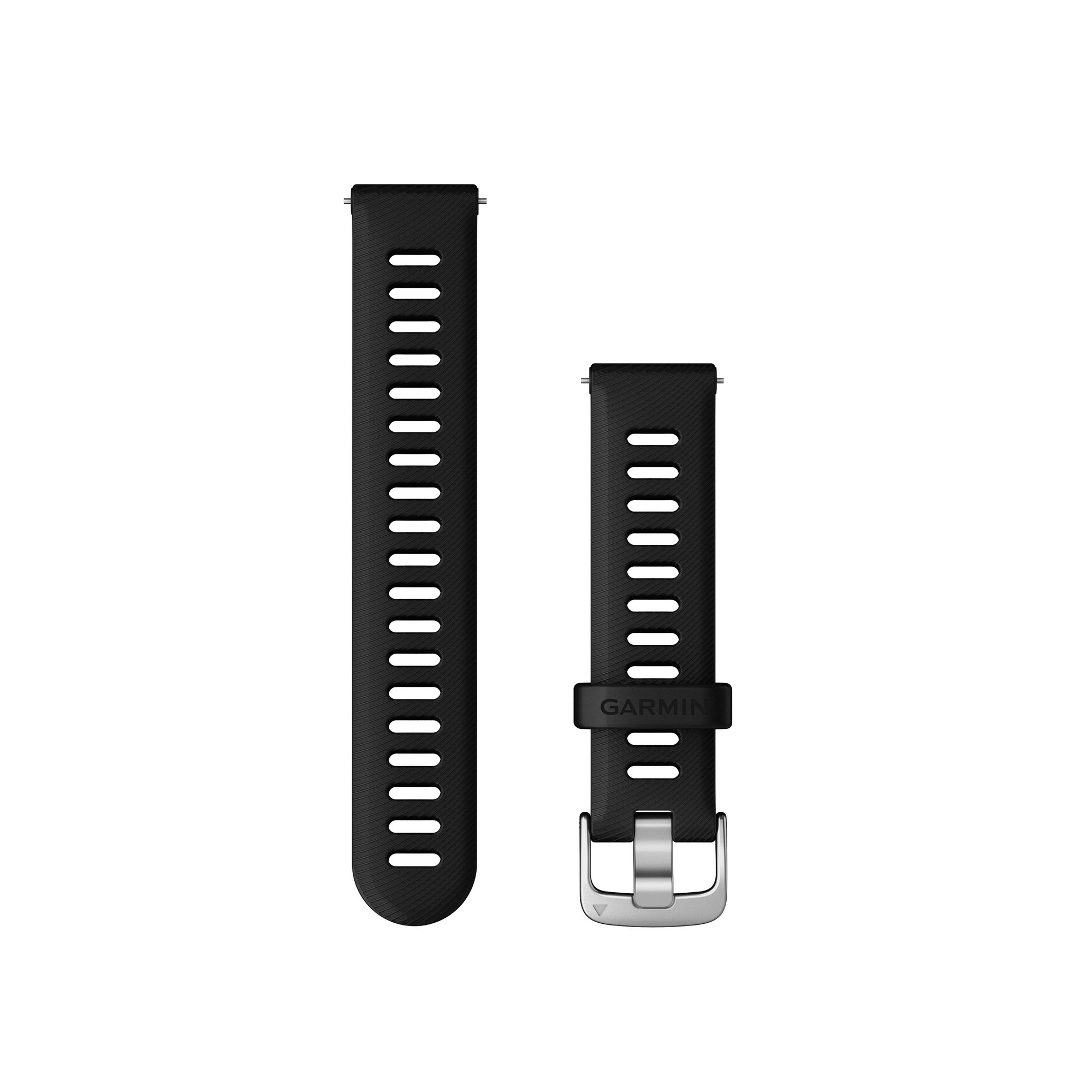 Watch Bands Garmin Quick Release 18 curea silicon negru Vivoactive 4s/ Vivomove 3s/ Venu 2s/ Forerunner 255s
