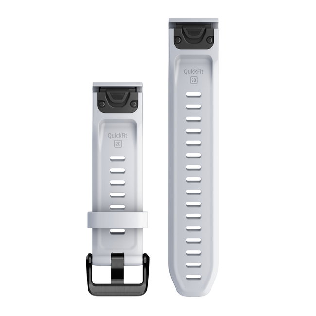 Garmin curea silicon QuickFit 20 - alb Whitestone pentru Fenix 5s/ 6s/ 7s D2 Delta S