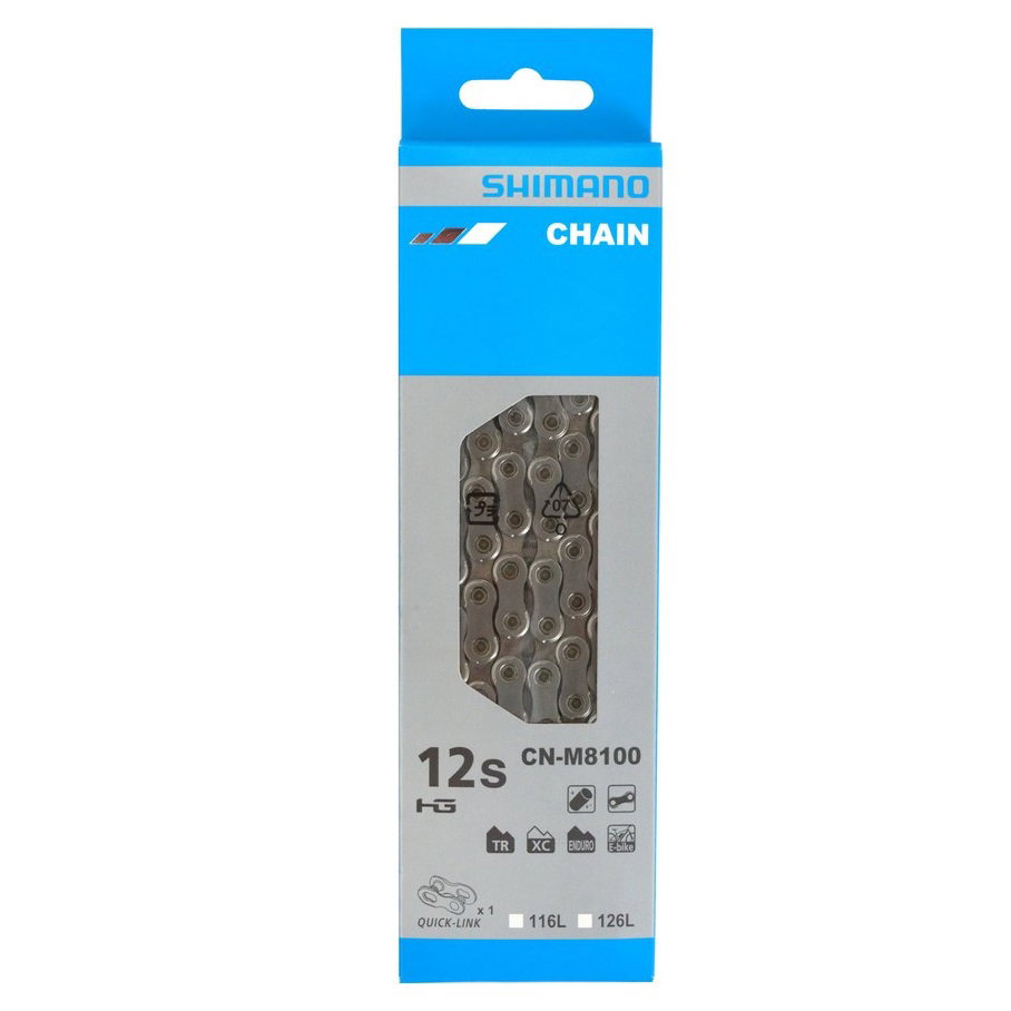 Shimano - lant Bicicleta 12 viteze Deore XT CN-M8100, 126 zale