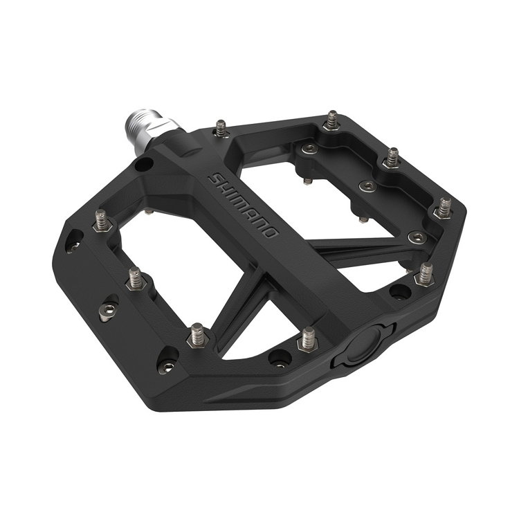 Bicycle Pedals Shimano - pedale bicicleta MTB cu platforma Flat PD-GR400 - negru