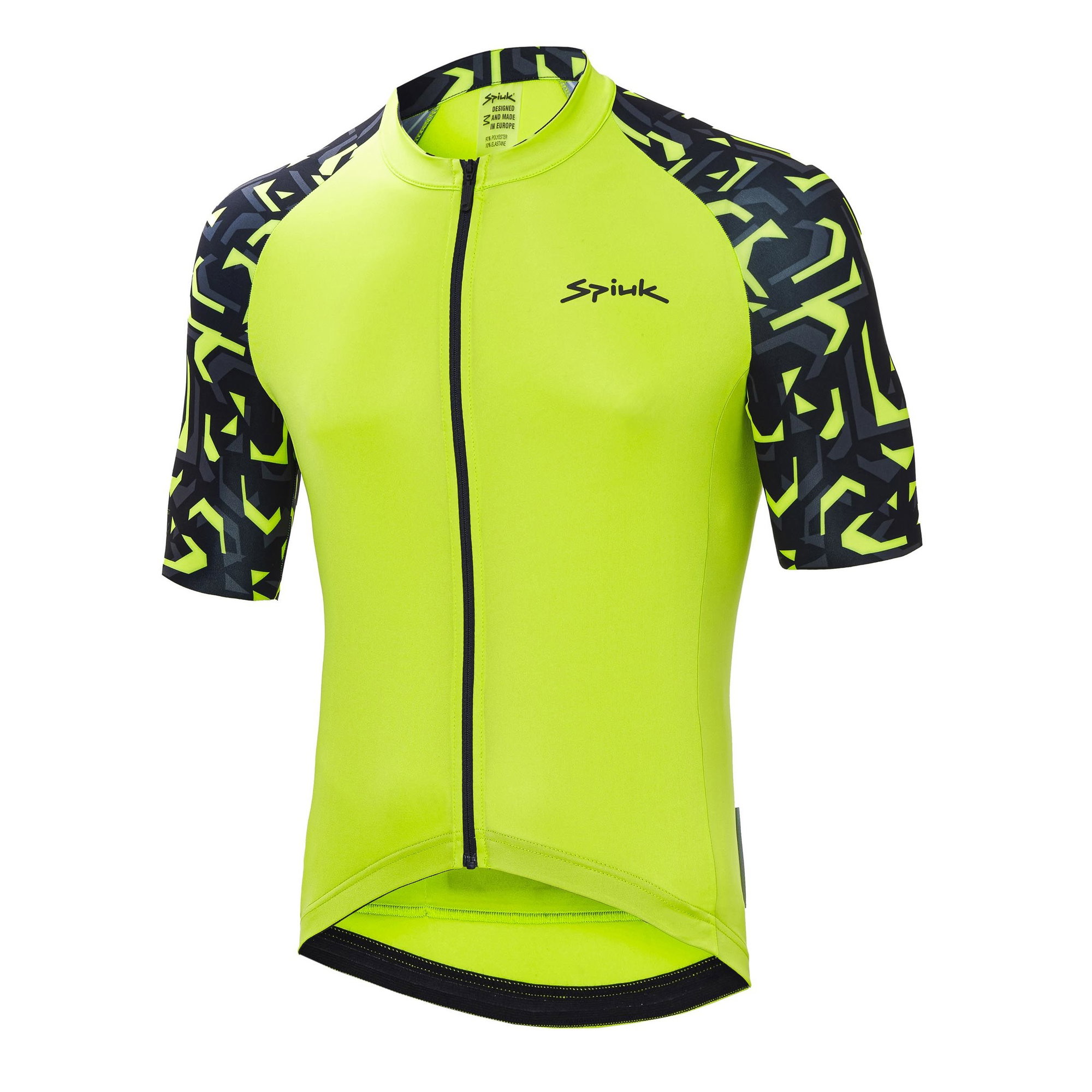 Spiuk Spiuk - Tricou ciclism maneca scurta Top Ten SS jersey - verde lime negru