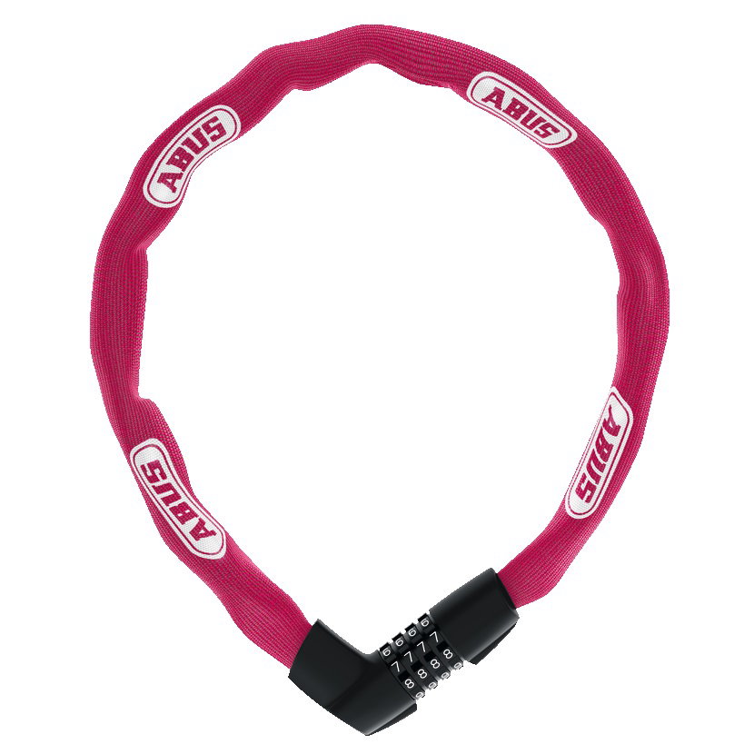 Abus Abus - antifurt bicicleta tip lant cu cifru - Tresor 1385/85 - roz  coral