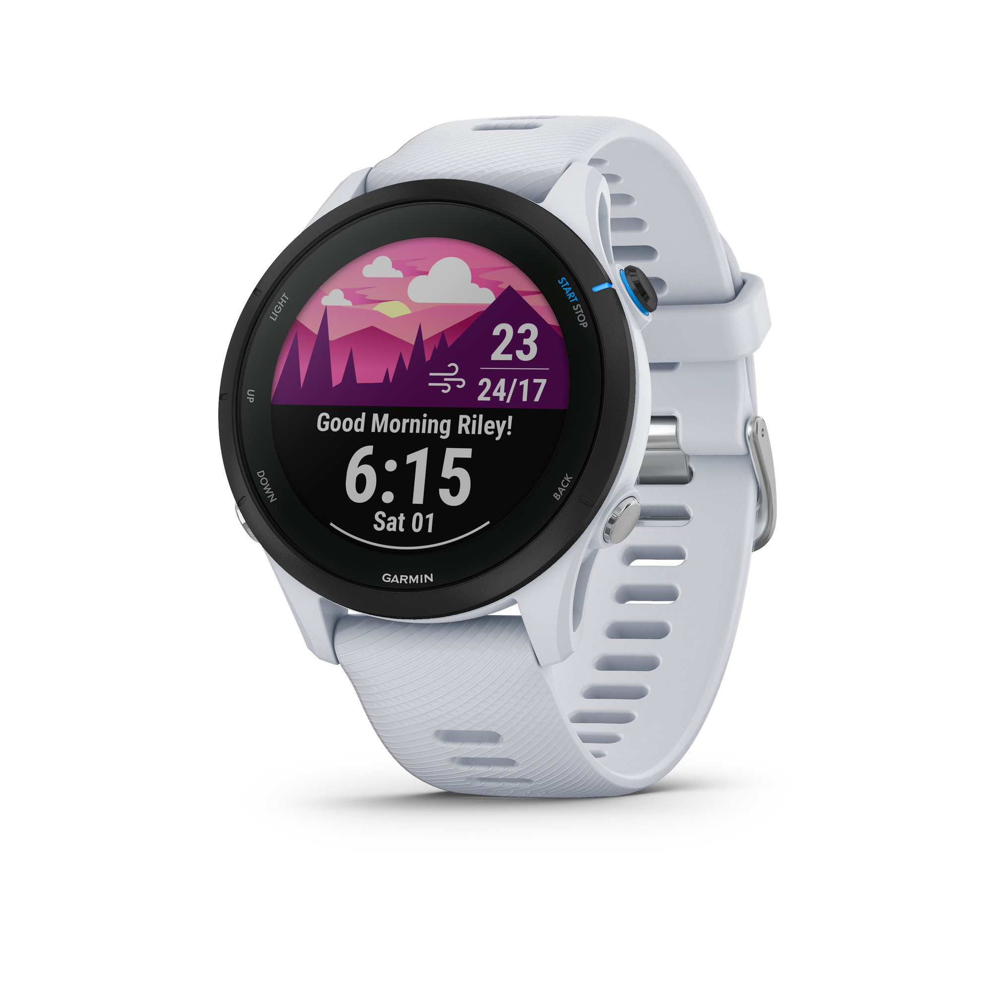 ガーミン255 music 中古 GARMIN255 FORERUNNER255 Garmin - Forerunner 255 Music ceas multisport cu GPS - alb - 010
