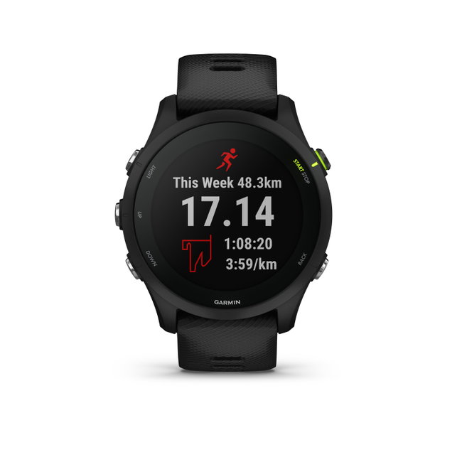 Garmin - Forerunner 255 Music ceas multisport cu GPS - negru
