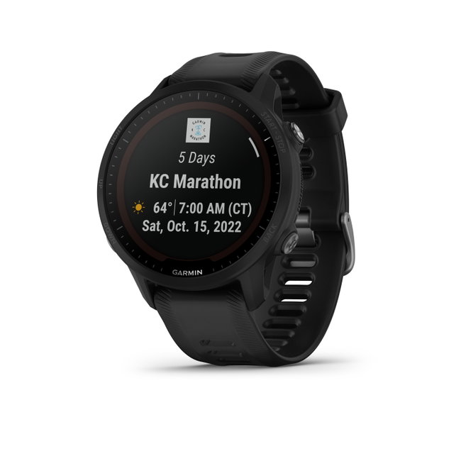 Garmin - Forerunner 955 Solar ceas multisport cu GPS - negru