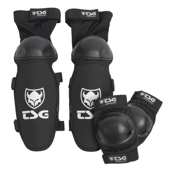 Set protectii TSG Junior-Bikeset - Black TXXS