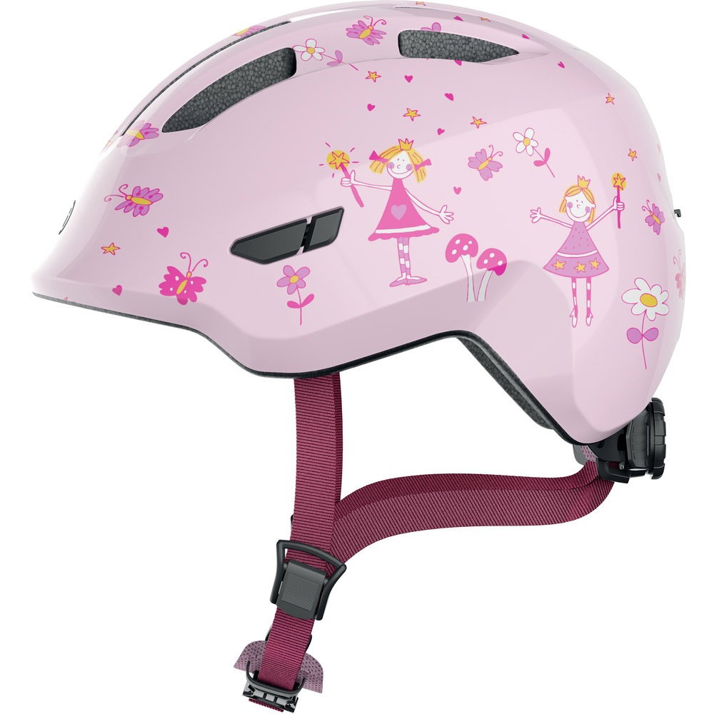 Bicycle Helmets Abus - casca ciclism copii Smiley 3.0 - roz deschis princess mov