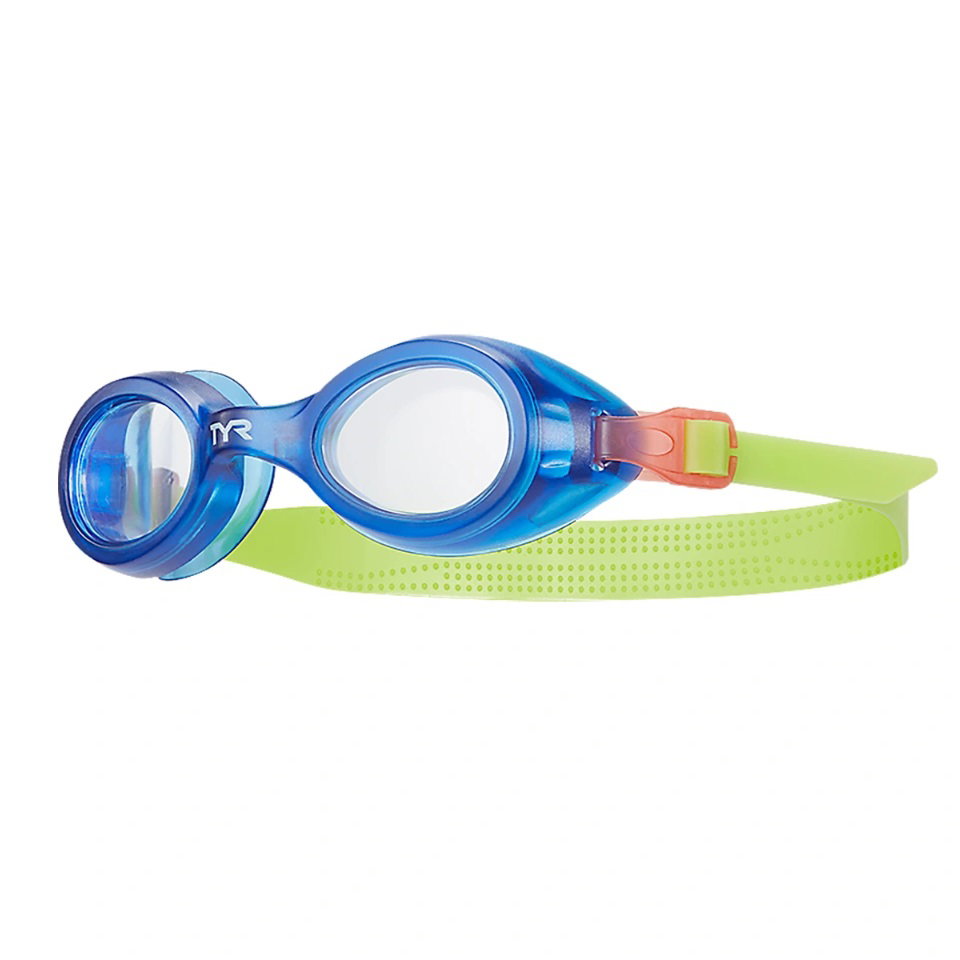 TYR TYR - ochelari inot copii - AQUA BLAZE Youth - albastru galben fluo