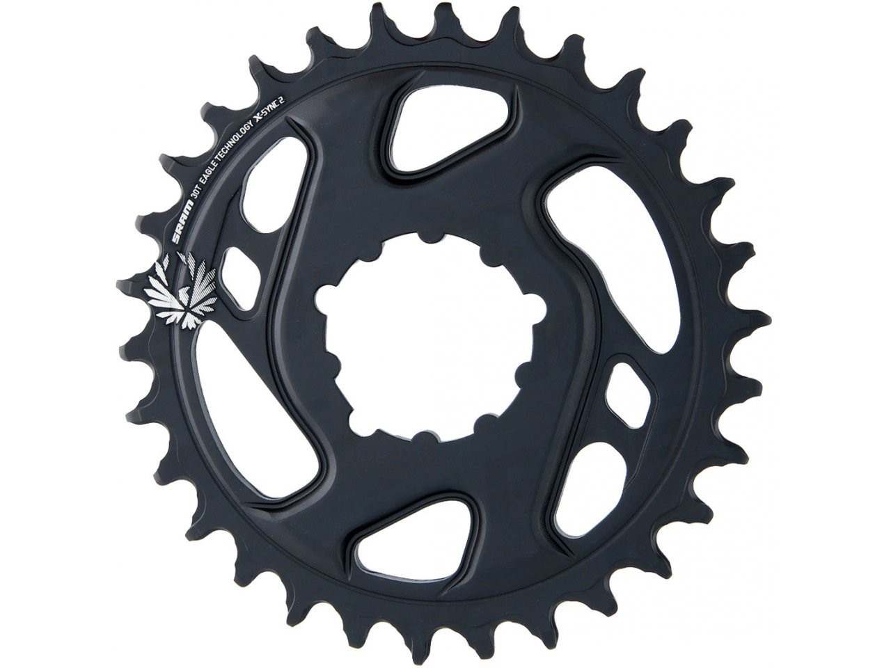 Bicycle Cassettes & Freewheels Foaie angrenaj SRAM XSync 2 CF Direct Mount 6 mm pentru X01/XX1/GX Eagle Boost, Culoare: Black