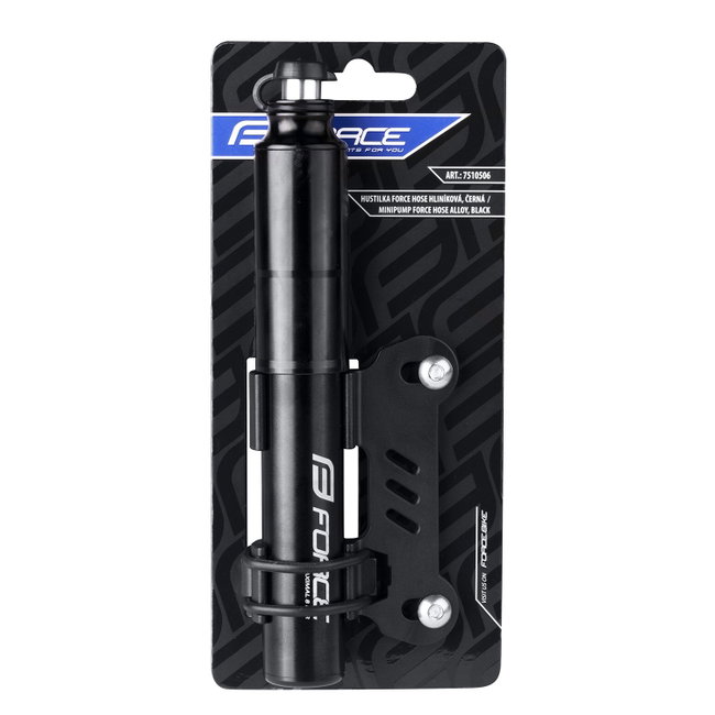 Minipompa Force Hose aliaj, negru