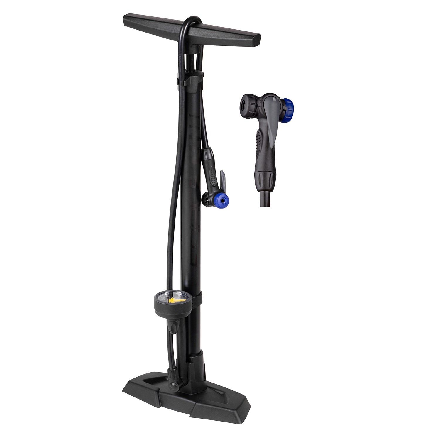 Force Pompa podea Force Hobby Eco Steel, 11 Bar neagra