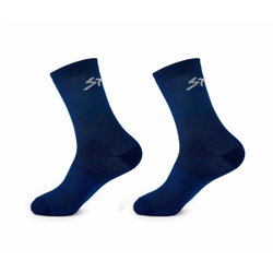 Spiuk - Set sosete ciclism medii ANATOMIC medium long 2 socks pack - bleumarin