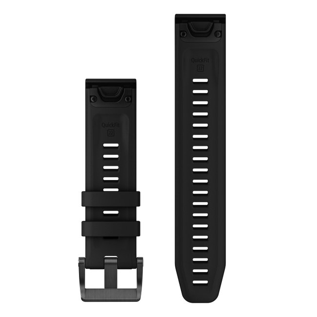 Garmin curea silicon QuickFit 22 - negru - 3 piese