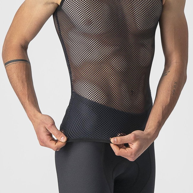 Bluza de corp perforata Castelli Core Mesh SL, Negru, S/M