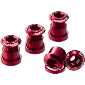 Bicycle Bottom Brackets Set 4 suruburi angrenaj Reverse Chainring Bolt Rosii