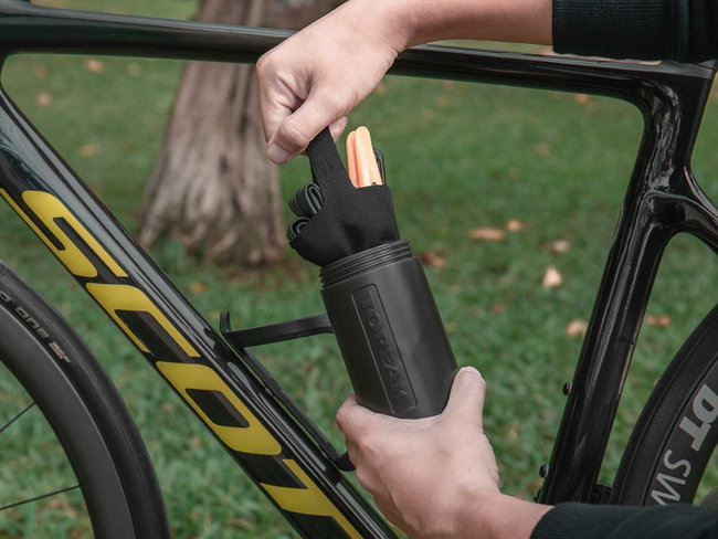 Topeak - bidon depozitare unelte sau accesorii bicicleta Escape Pod TEP-LB, marimea S, 520cc - negru