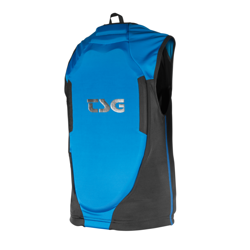 Tsg Vesta cu protectii TSG Backbone Junior - Black Blue