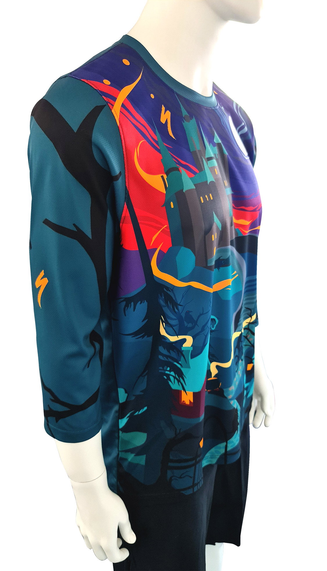 Specialized Tricou SPECIALIZED Men's All Mountain 3/4 - Fairy Transilvania