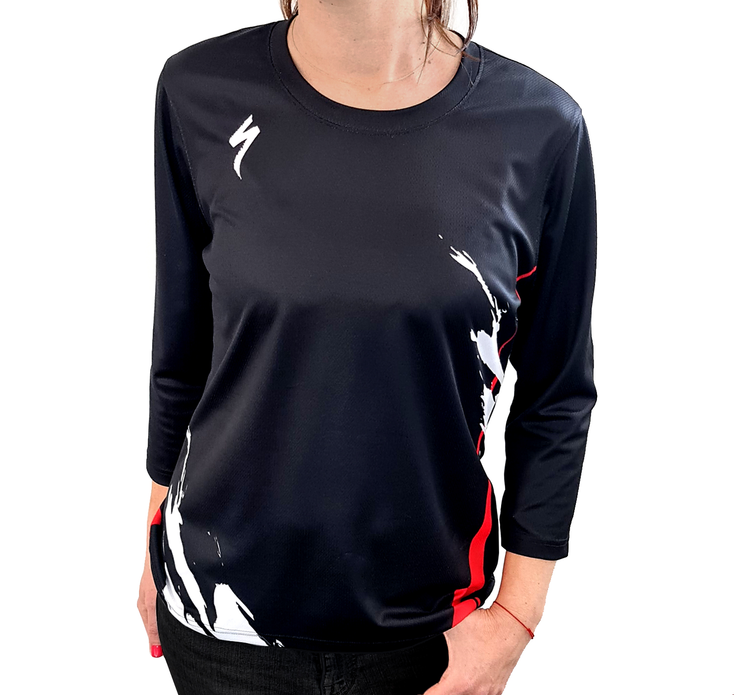 Specialized Tricou SPECIALIZED Women's All Mountain 3/4 - Trail of Flames