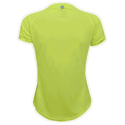 Tricou alergare FUNKIER Biancavilla - Galben neon