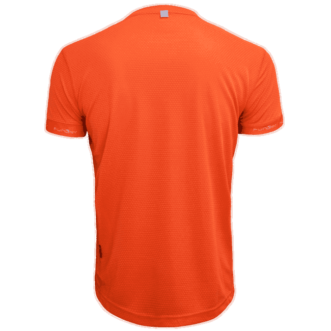 Tricou alergare FUNKIER Gela - Portocaliu neon