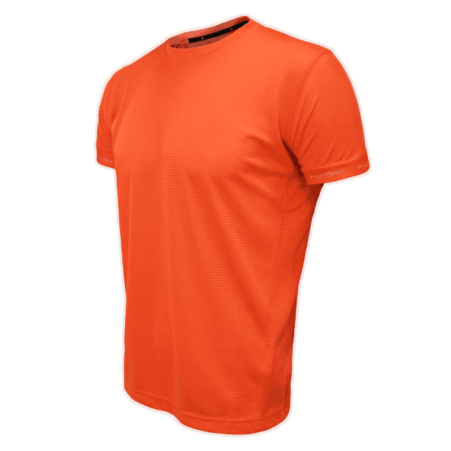 Tricou alergare FUNKIER Gela - Portocaliu neon